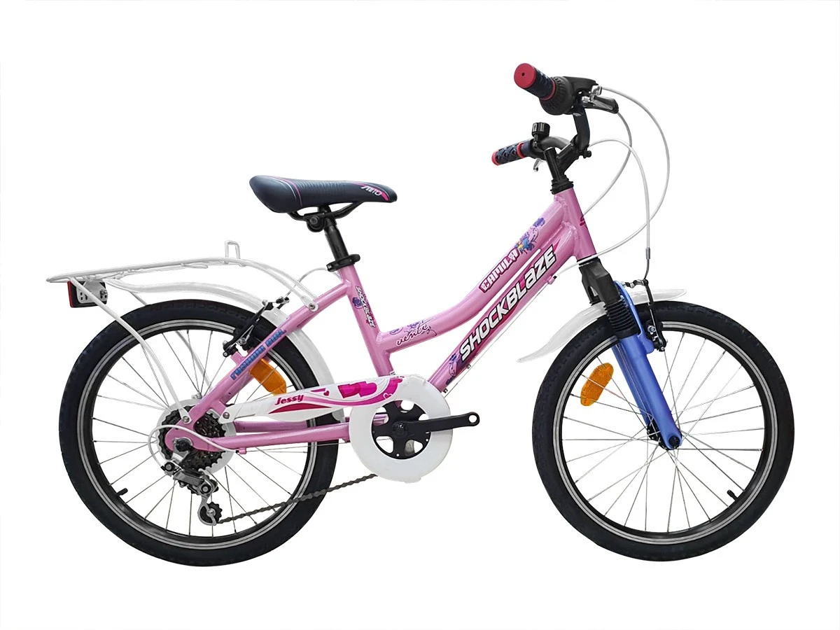 1. Bicicleta Shockblaze Camilla 20 6v Roz 2021
