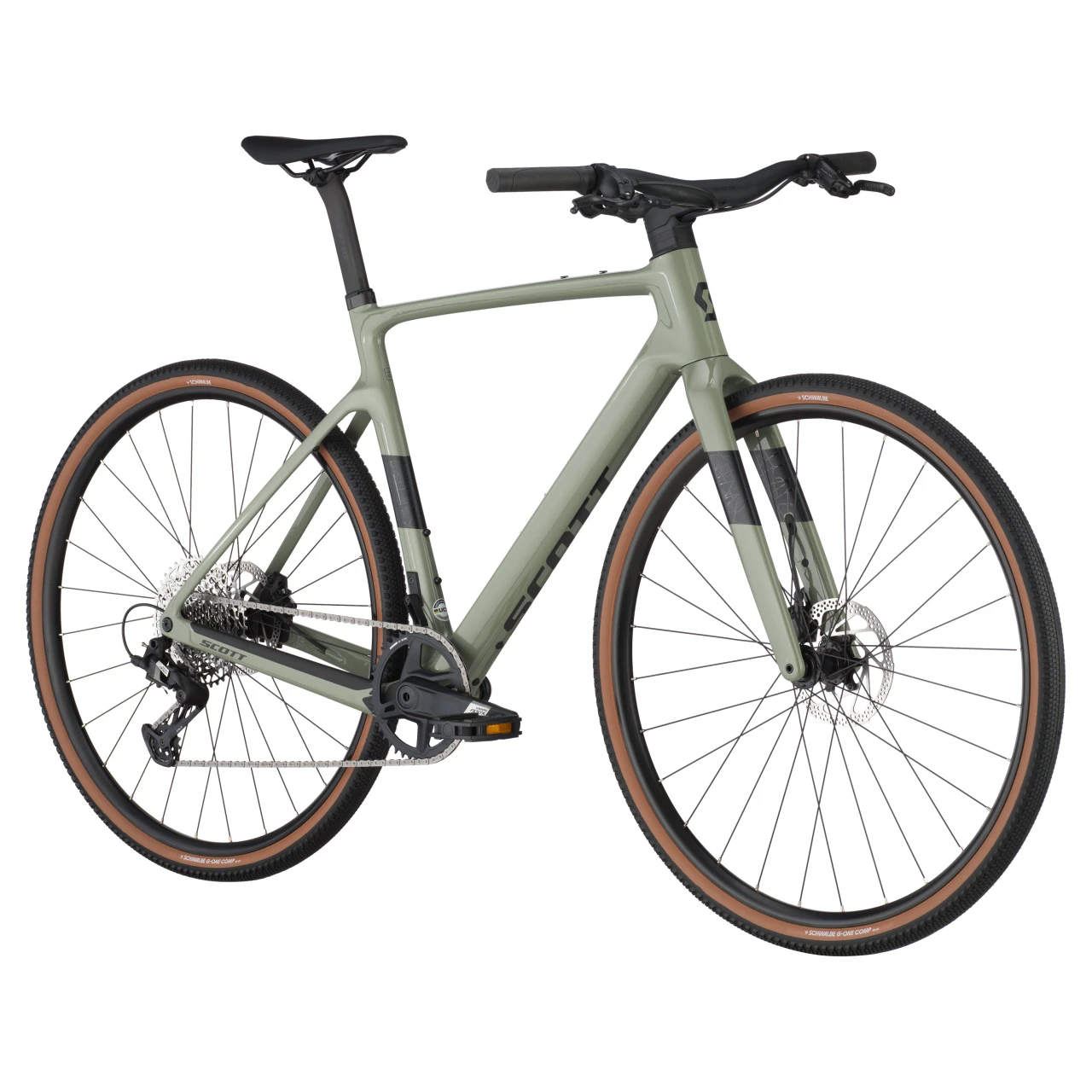1. Bicicleta sosea Scott Metrix 10 Undergrowth Green