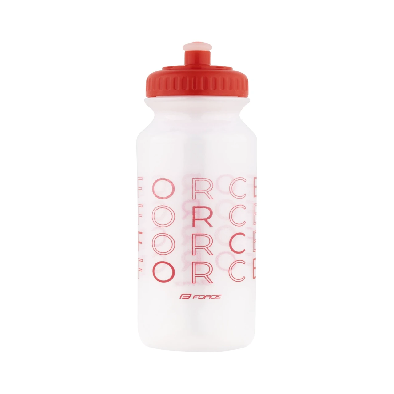 1. Bidon Force ENJOY 500ml, transparent-rosu