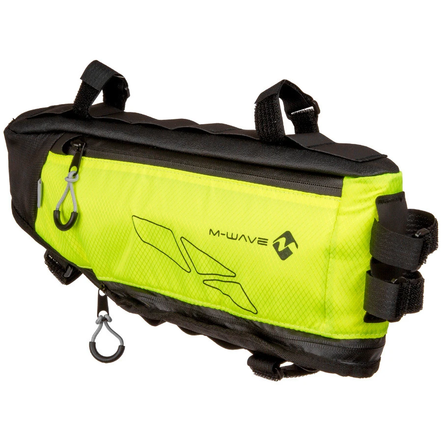 1. Borseta Cadru Impermeabila M-WAVE "BP TRIANGLE" Galben Neon/Negru