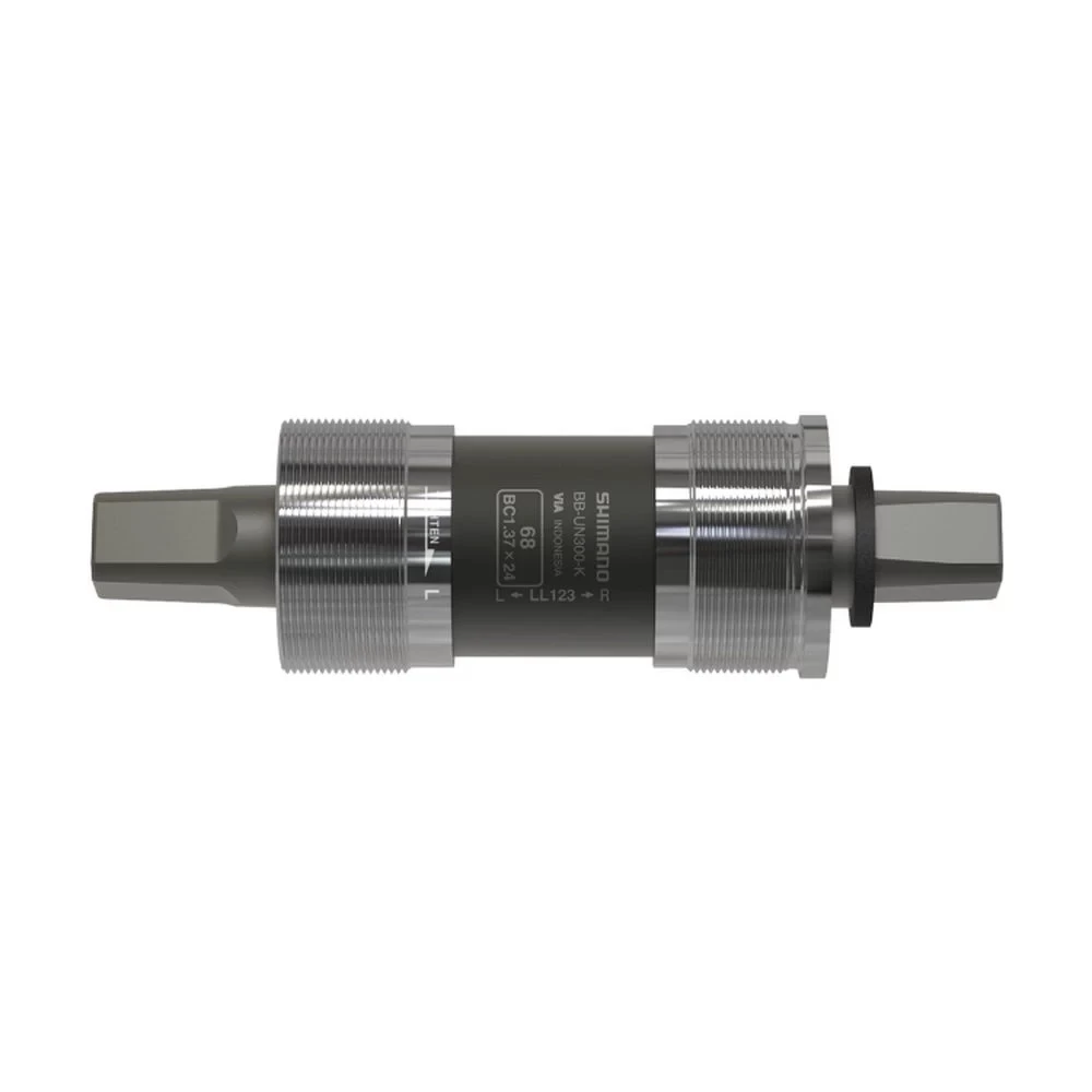 1. Butuc pedalier Shimano BB-UN300, BSA, ax Patrat, cu suruburi, 68-127.5mm