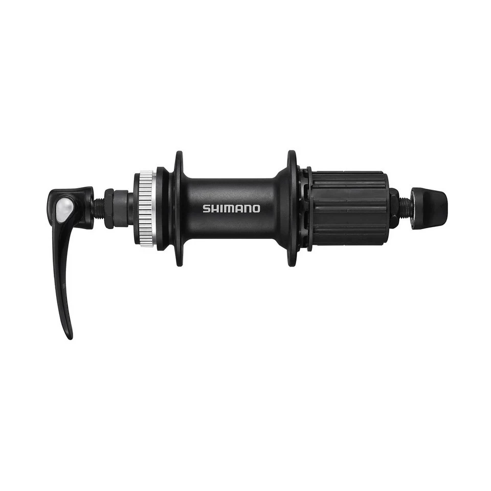 1. Butuc spate SHIMANO FH-UR600 Linkglide Center-Lock OLD 135 mm 32H 10/11 viteze Negru