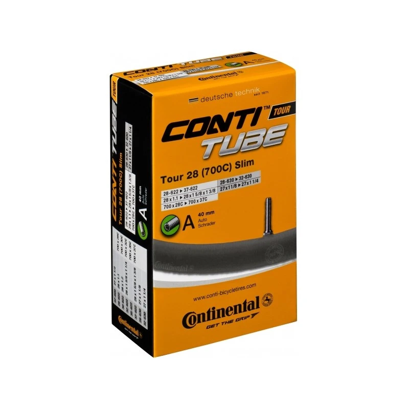 1. Camera Continental Tour 28 Slim, 28/37-622/630, 28x1.1-1 5/8x1 3/8, A40