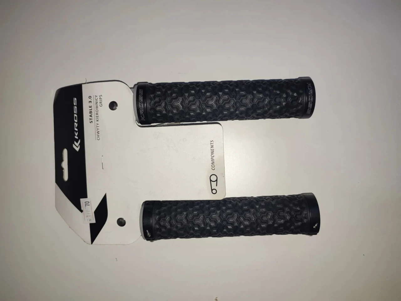 2. Mansoane pentru ghidon de bicicleta KROSS Stable 3.0 Negru