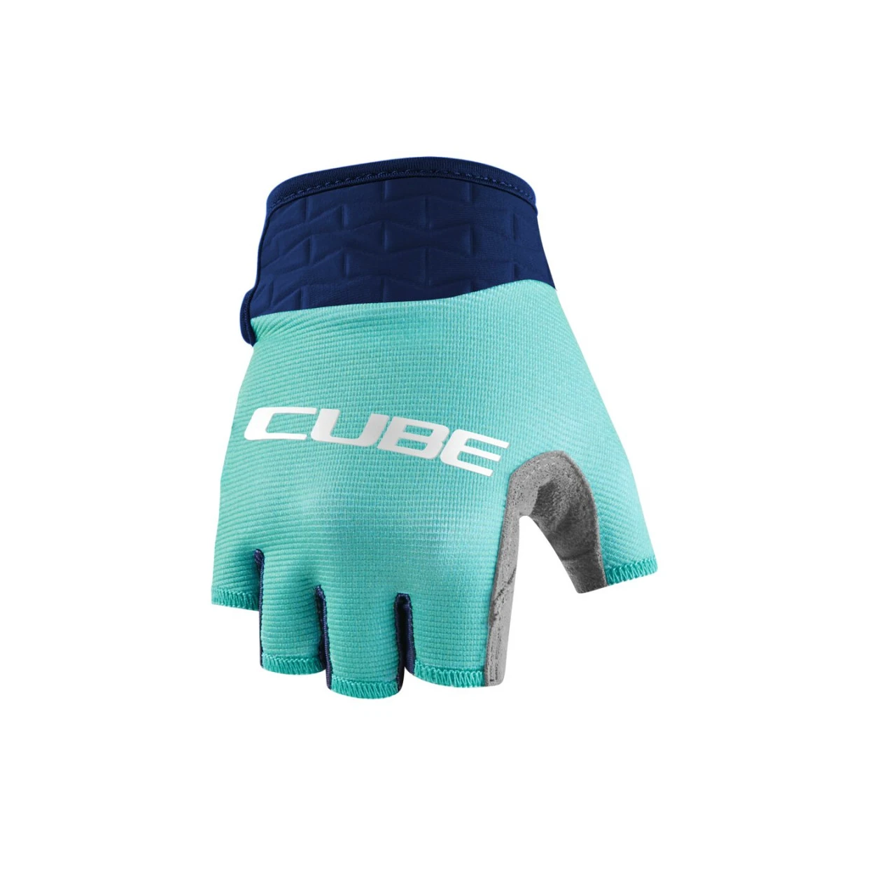 1. Manusi CUBE Gloves Performance Junior Short Finger Blue'N'Mint