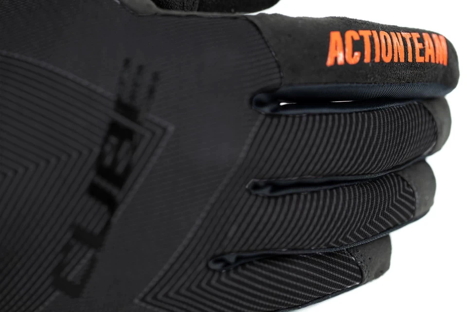 3. Manusi degete lungi CUBE Performance X Actionteam Black´n´Orange