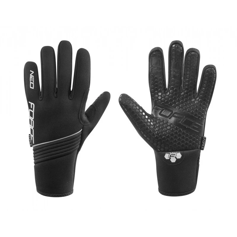 1. Manusi neopren iarna FORCE Neo Negru