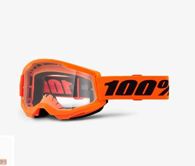 1. Ochelari 100% STRATA 2 Goggle Portocaliu