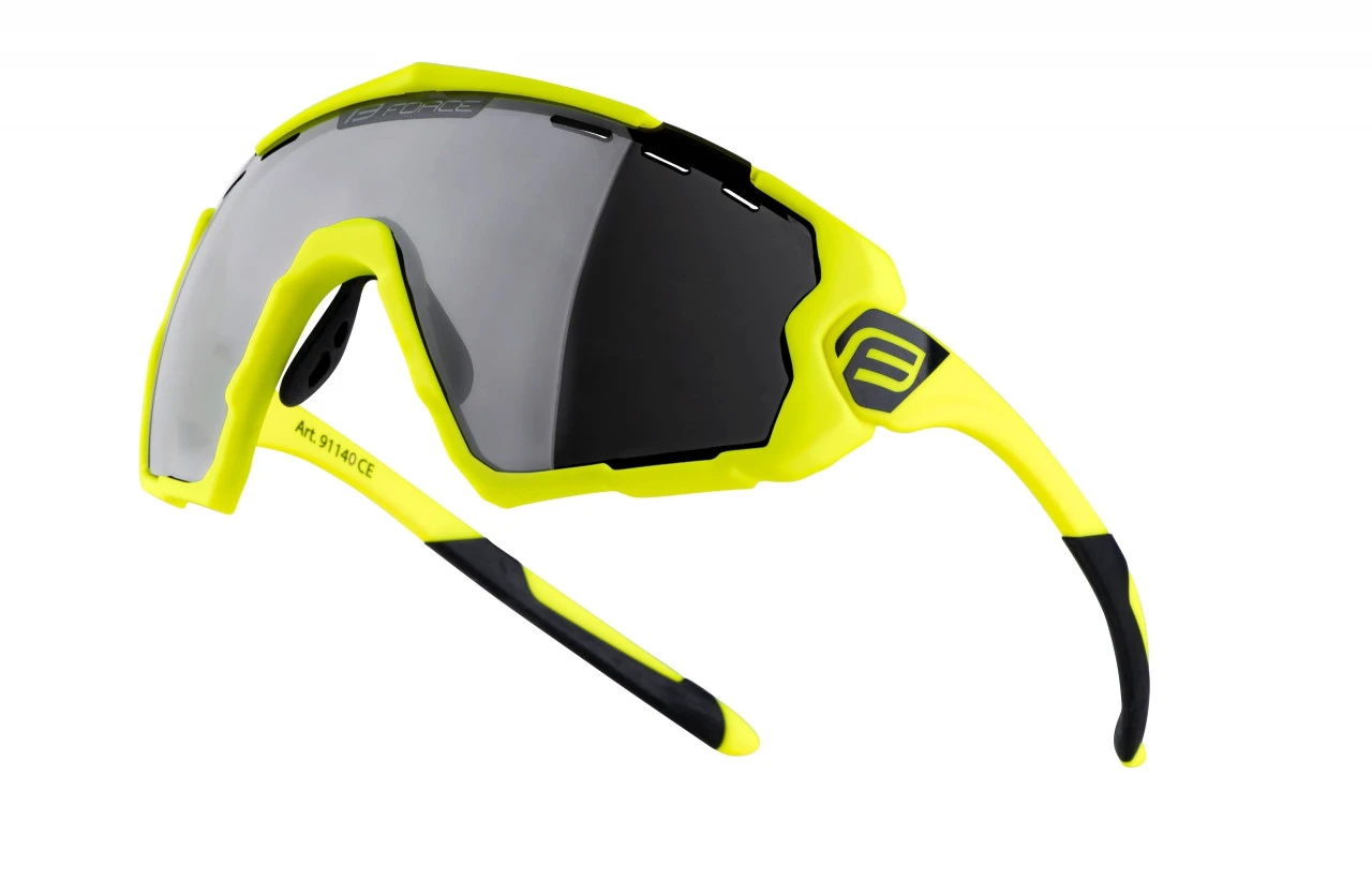 1. Ochelari Force Ombro, lentila neagra, fluo mat