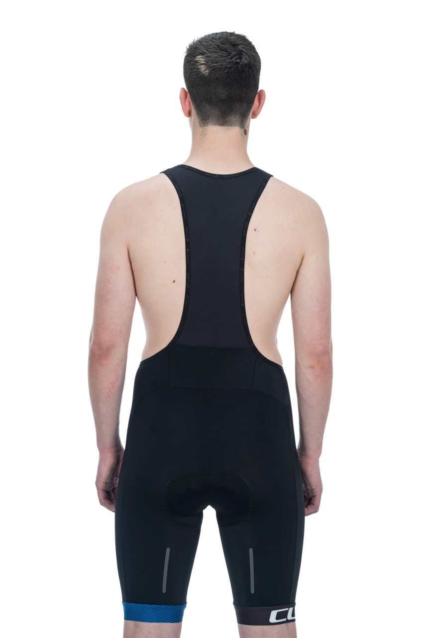 3. Pantaloni CUBE Teamline Bib Shorts Black Blue