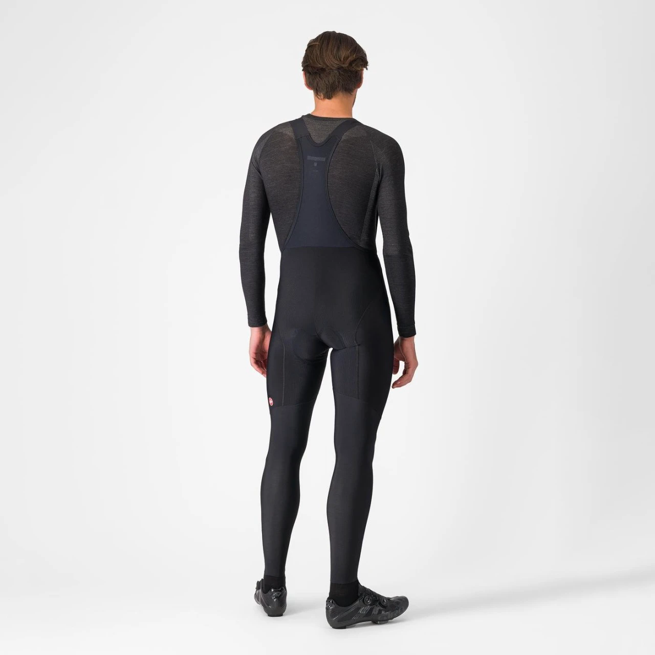 3. Pantaloni lungi cu bretele Castelli Competizione Negri XXL