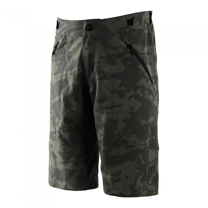 1. Pantaloni Scurti Bicicleta Troy Lee Designs Flowline Camo Green