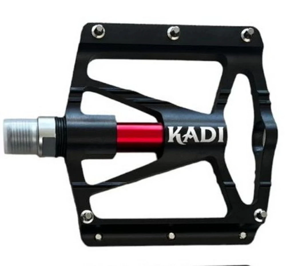 1. Pedale KADI MTB CNC Rulment Black-Red