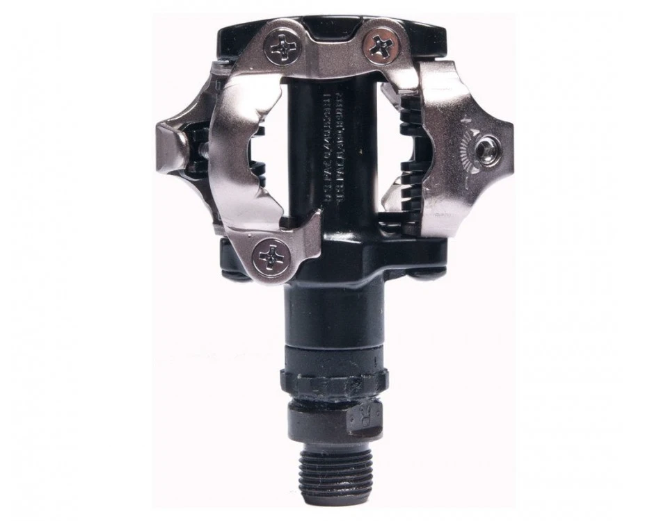 3. Pedale SHIMANO PD-M520L SPD fara catadioptrii + placute SM-SH51 negru