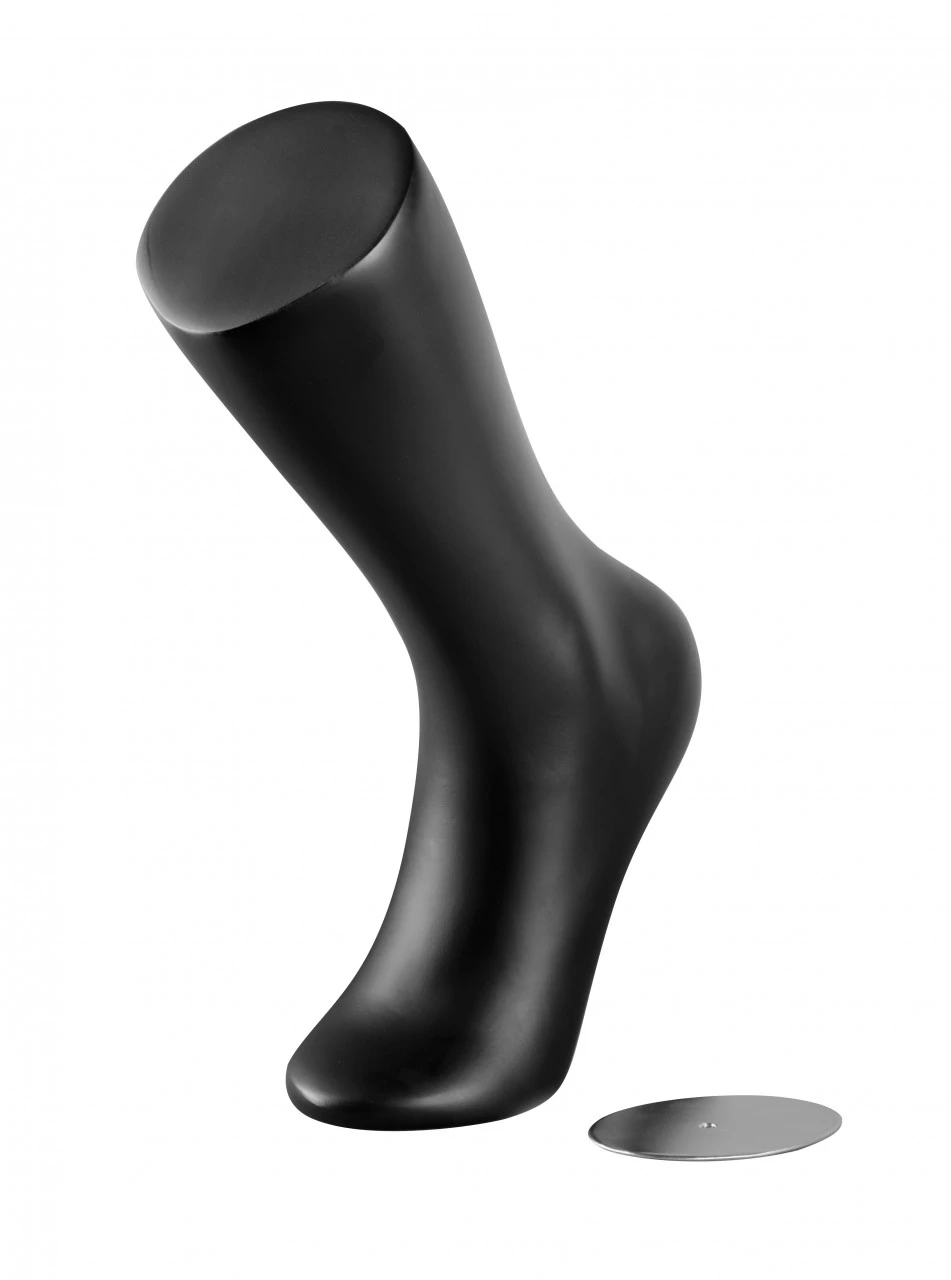 1. Picior manechin Force 38cm negru mat