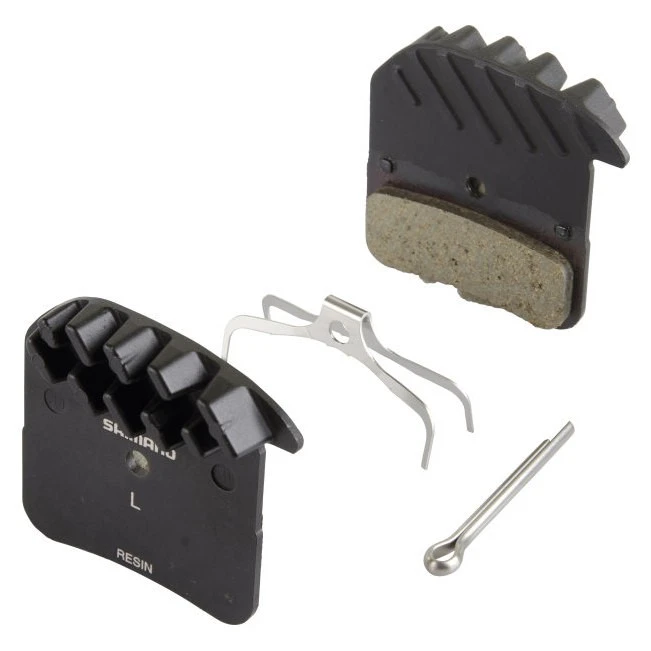 1. Placute de frana SHIMANO H03A Resin & Arc/Aripioare de Racire