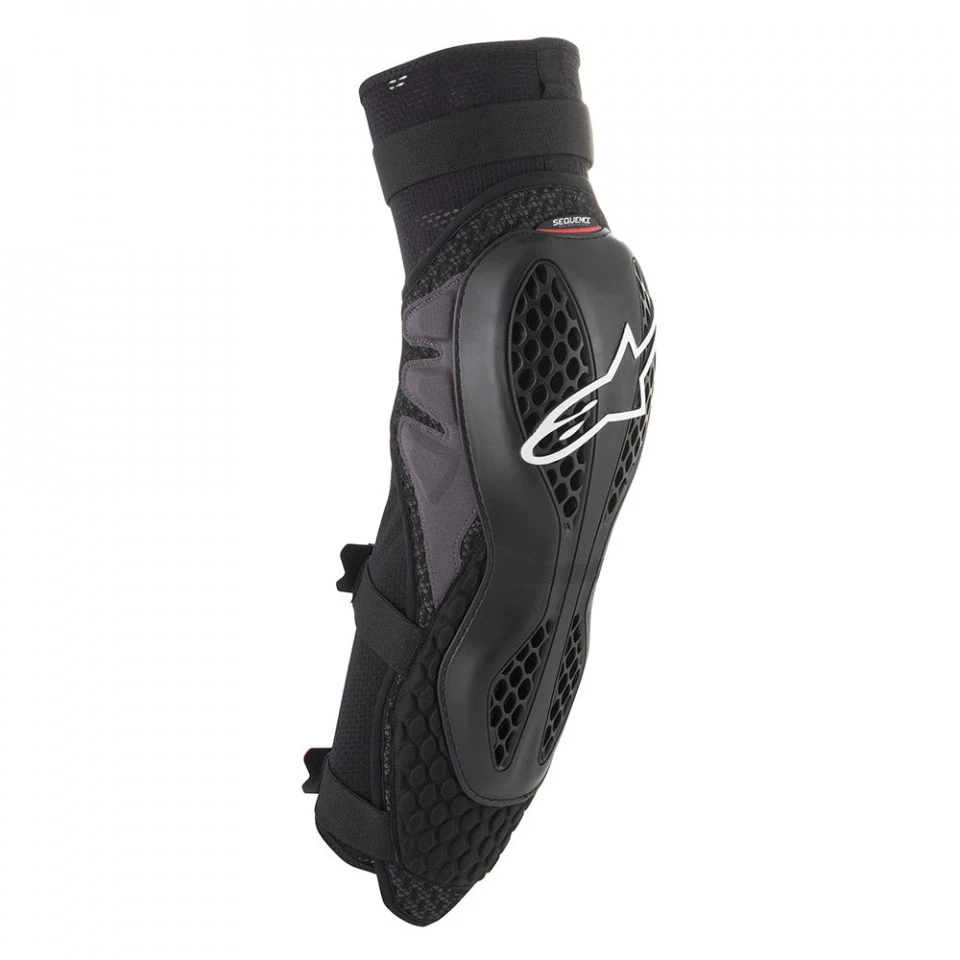 1. Protectie pentru Genunchi-Tibie ALPINESTARS Bionic Pro Negru-Rosu L-XL