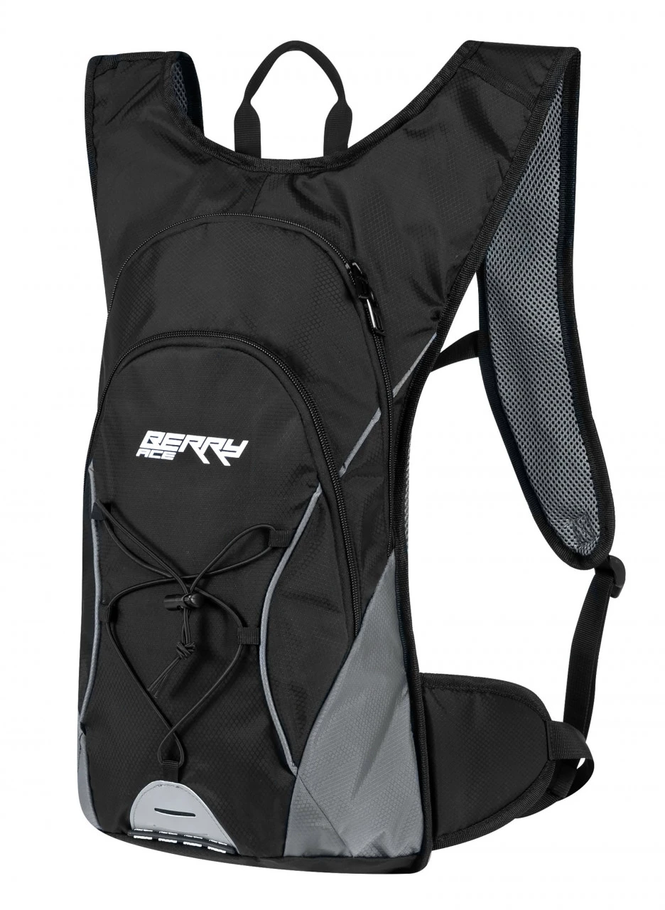 1. Rucsac Force Berry Ace Plus 12l + Rezervor 2L negru/gri