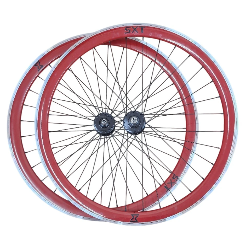 1. Set Roti Single Speed/Fixie SXT 700-32H 40 mm Rosu