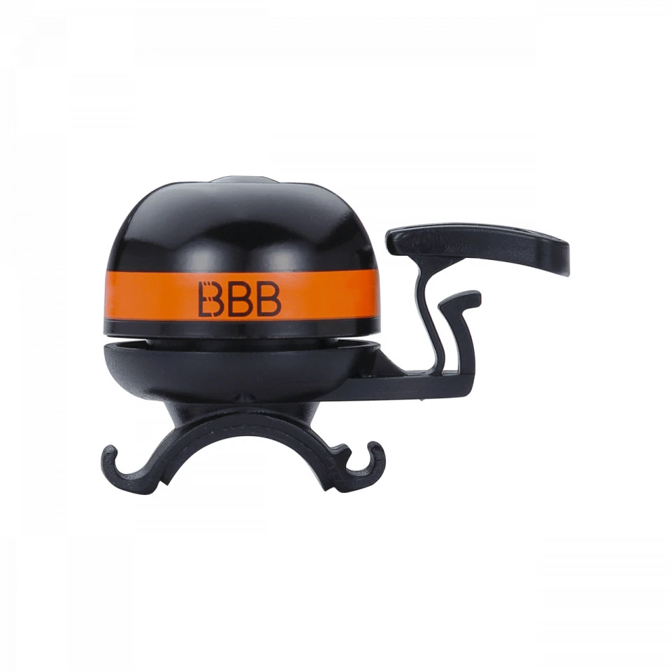 5. Sonerie pentru bicicleta BBB-14 Easyfit negru-portocaliu/galben/magenta