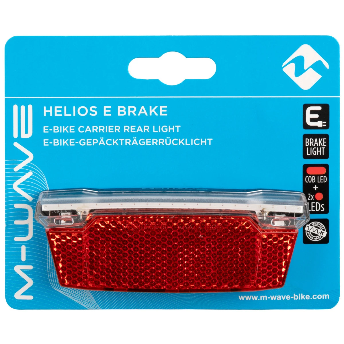 3. Stop Spate Portbagaj M-WAVE Helios E Brake E-Bike 21 Leds