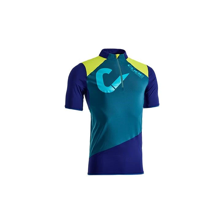 1. TRICOU CUBE AM blue´n´lime