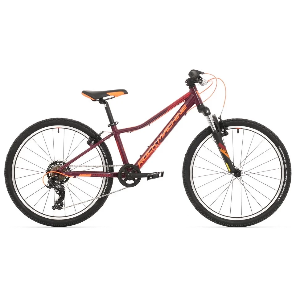 1. Bicicleta Copii ROCK MACHINE Catherine 24 VB Gloss Brown Orange
