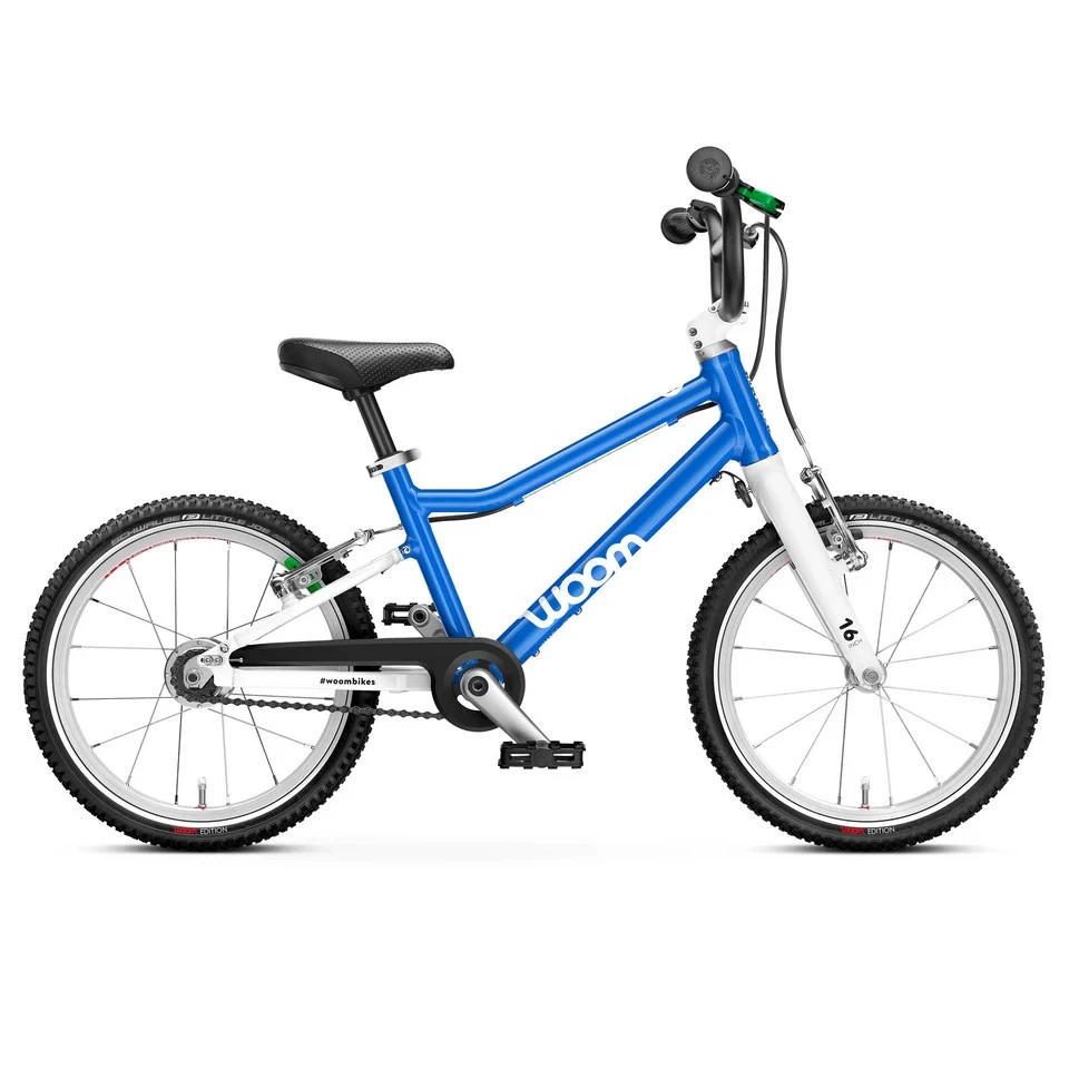 1. Bicicleta copii WOOM 3 Automagic Albastru