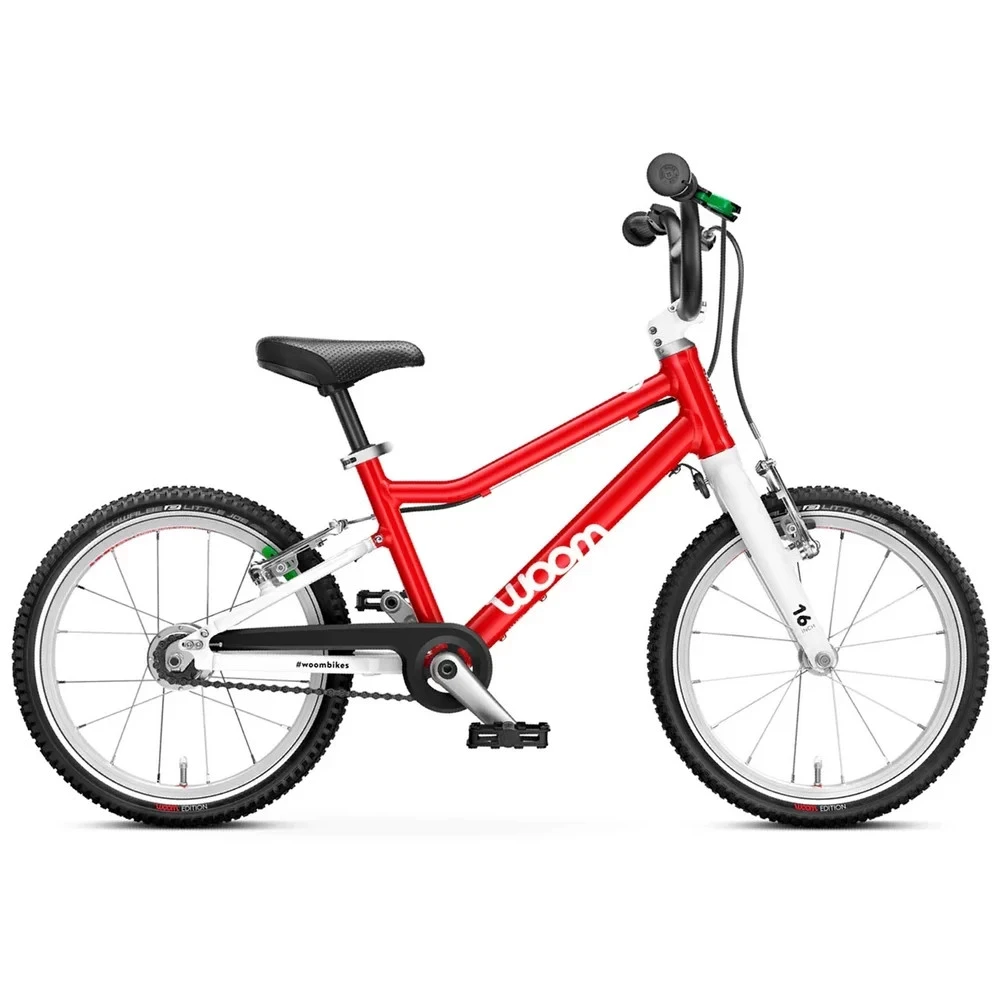 1. Bicicleta copii WOOM 3 Automagic Rosu