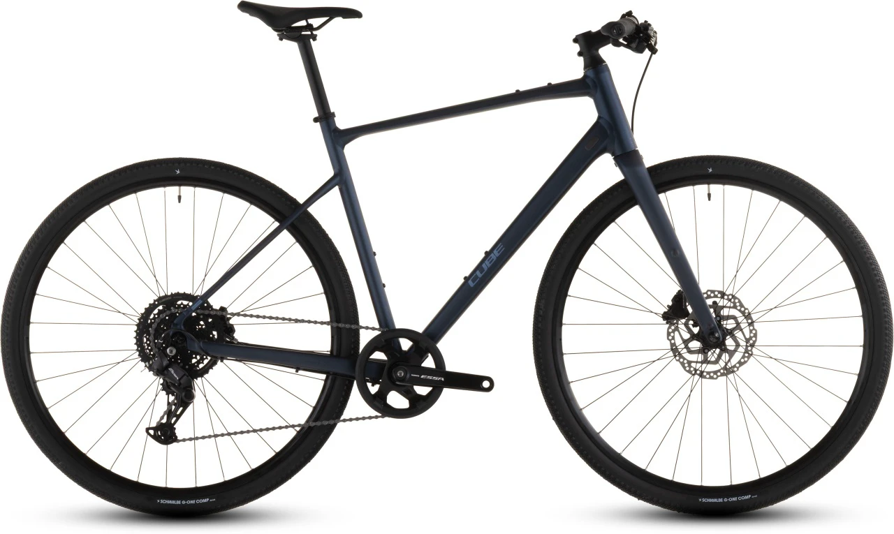 1. BICICLETA CUBE NULANE ONE INDIGOBLUE BLACK