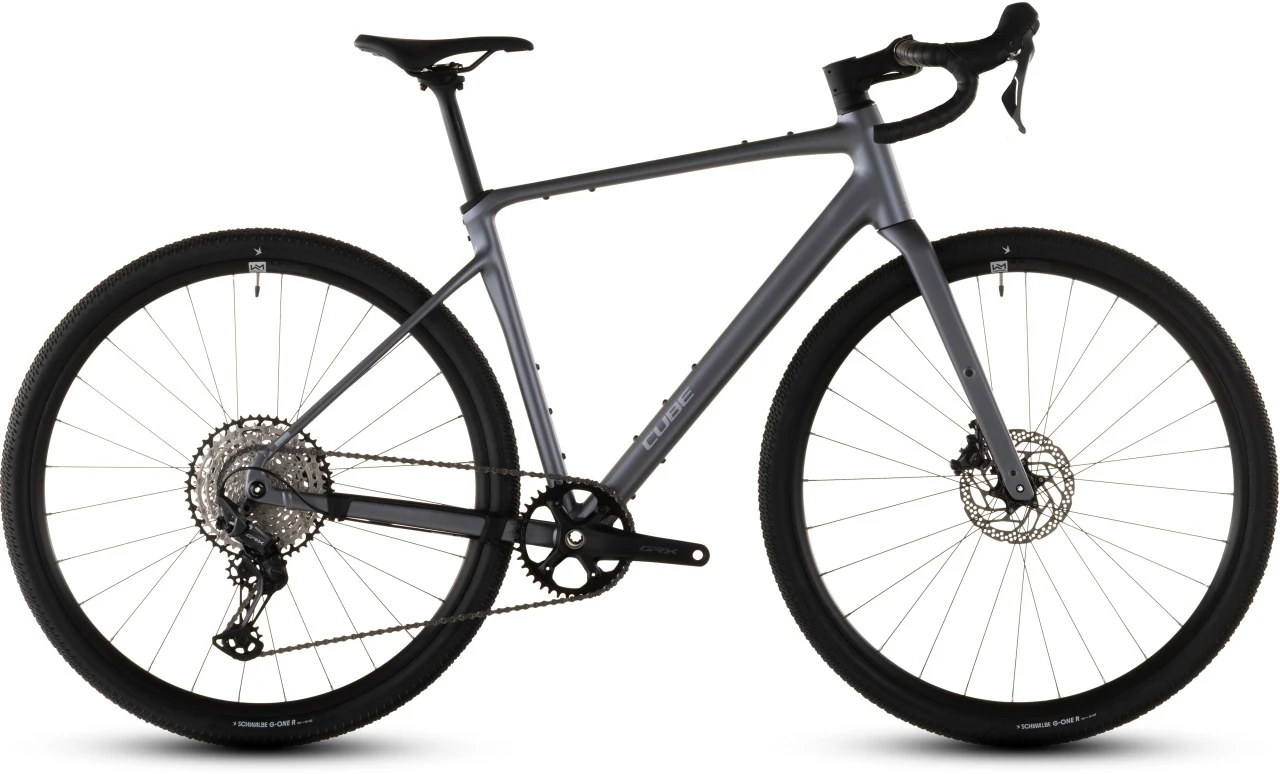 1. BICICLETA CUBE NUROAD SLX ASHGREY GREY