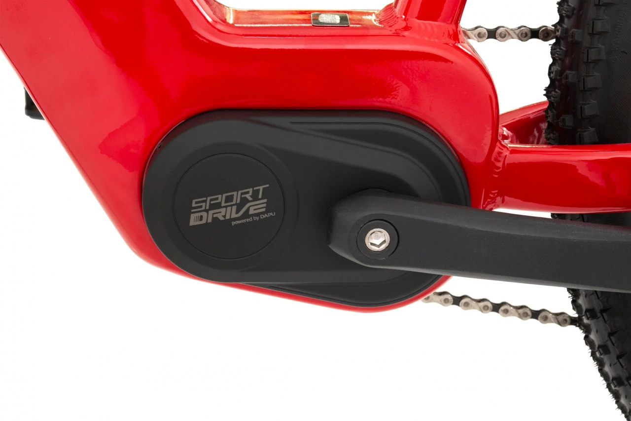 3. Bicicleta Electrica Rock Machine Storm INT e70-29 Gloss Red/Silver/Black