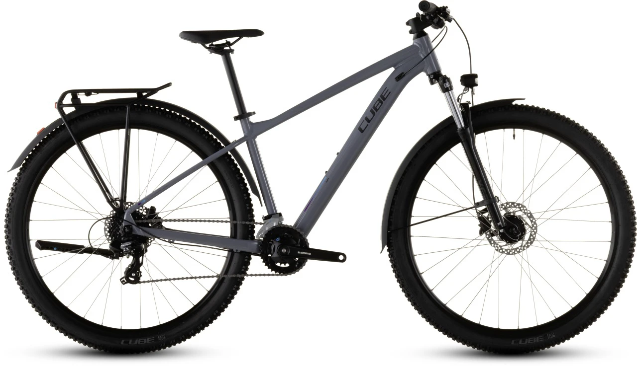 1. BICICLETA MTB Hardtail CUBE AIM ONE FE SMOKE BLACK