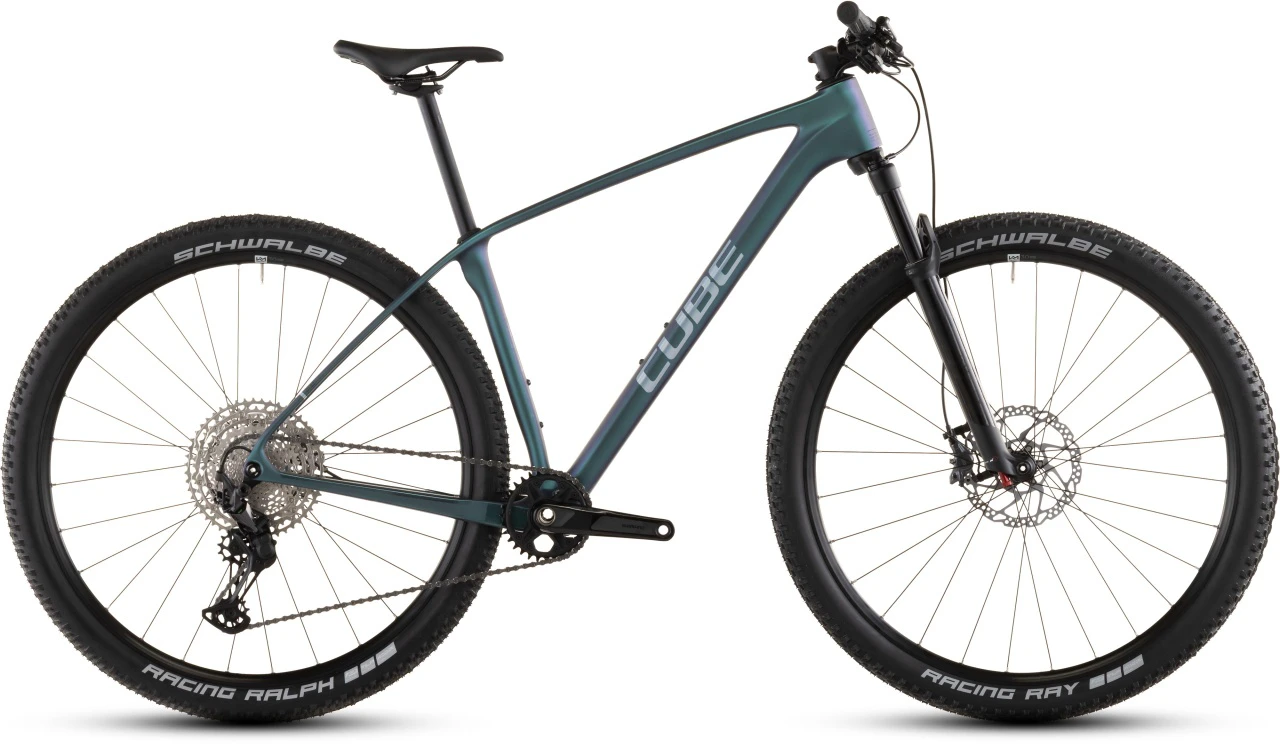 1. BICICLETA MTB Hardtail CUBE REACTION C:62 PRO POLARLIGHT BLACK
