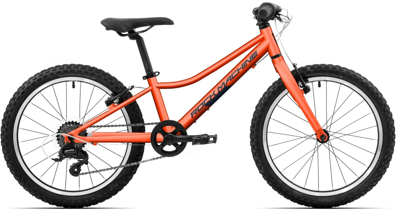 1. Bicicleta Rock Machine Catherine 20 VB Gloss Neon Gloss Coral Red