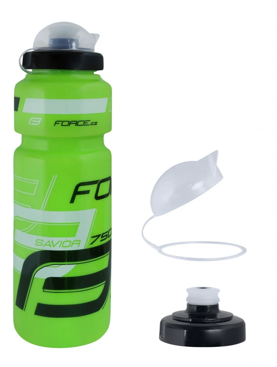 1. Bidon Force Savior Ultra 0.75l verde/alb/negru
