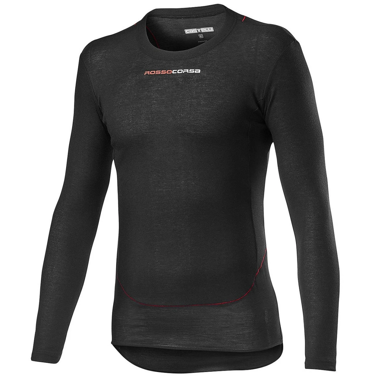 1. Bluza de corp cu maneca lunga Castelli Prosecco Tech LS Negru