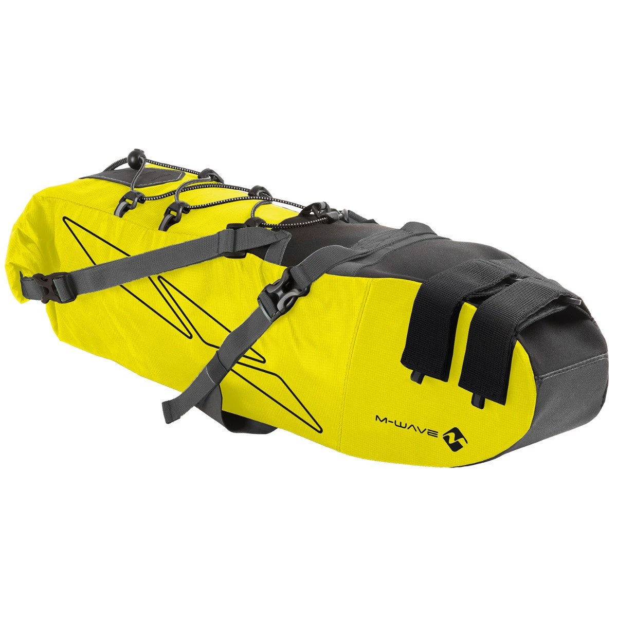 1. Borseta Sa M-WAVE BP SADDLE - L Galben Neon/Negru