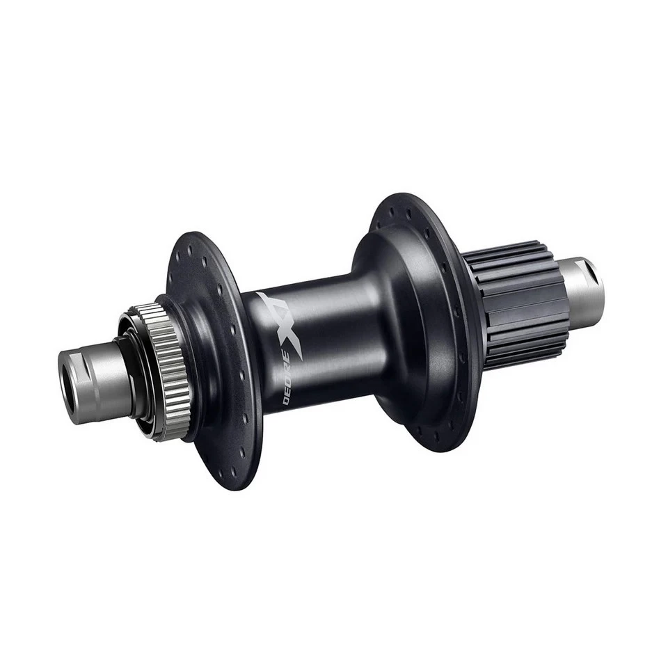 1. Butuc spate SHIMANO Deore XT FH-M8110 32H Freehub 12x148 mm E-Thru Axle 12 viteze Negru