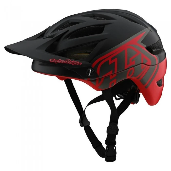 1. Casca Bicicleta Troy Lee Designs A1 Mips Classic Black / Red