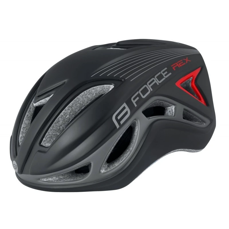 1. Casca Force Rex negru/gri S-M (56-58 cm)