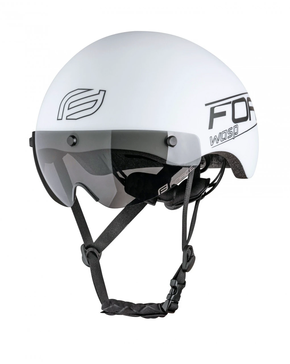 1. Casca Force Wasp timetrial Alb, Unisize (55-61 cm)