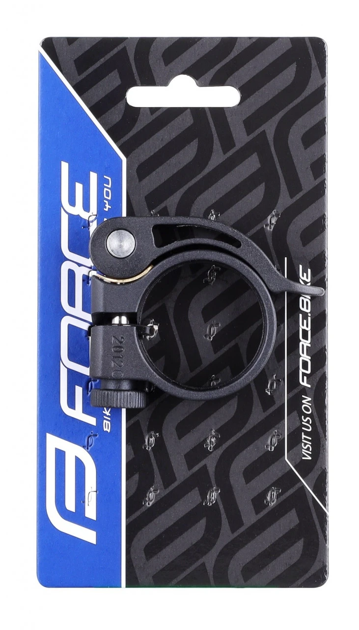 2. Colier Force cu clema C4.4 34.9 mm, Al, negru mat