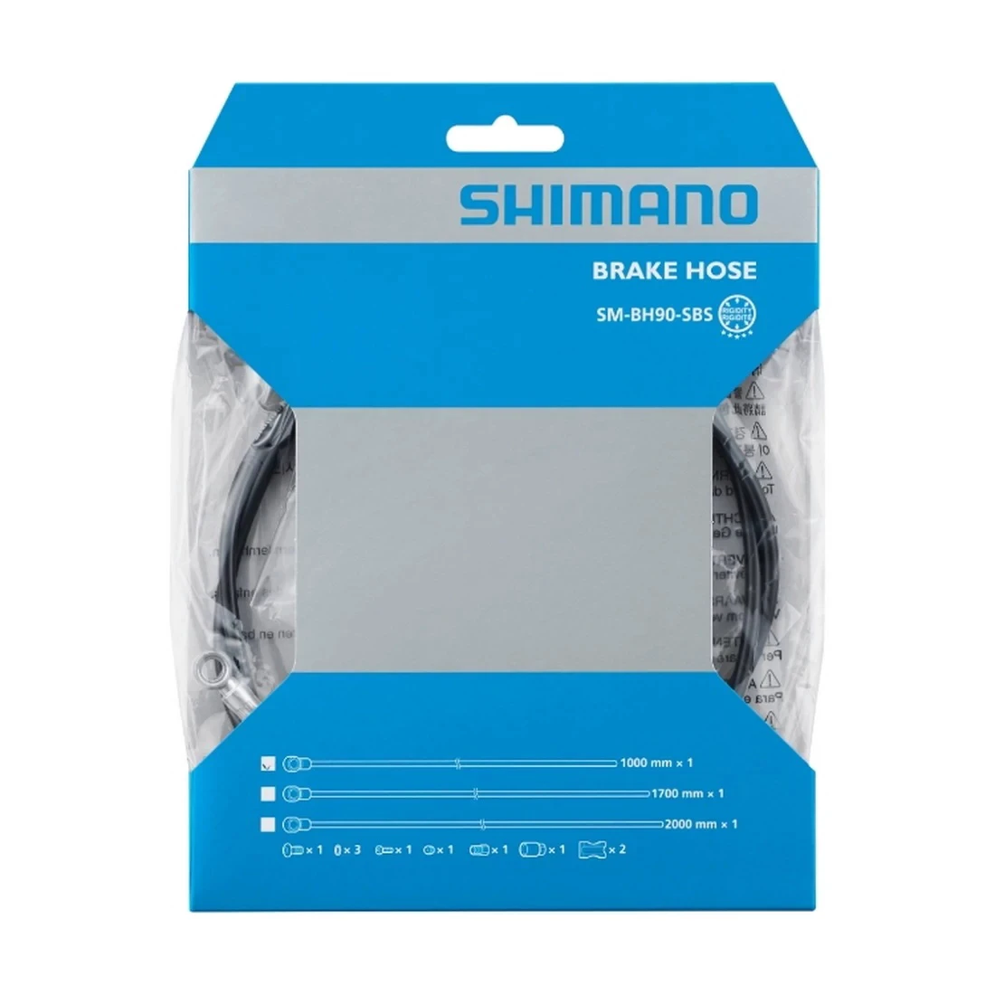 1. Conducta frana hidraulica SHIMANO SM-BH90-SBS 1000 mm Negru