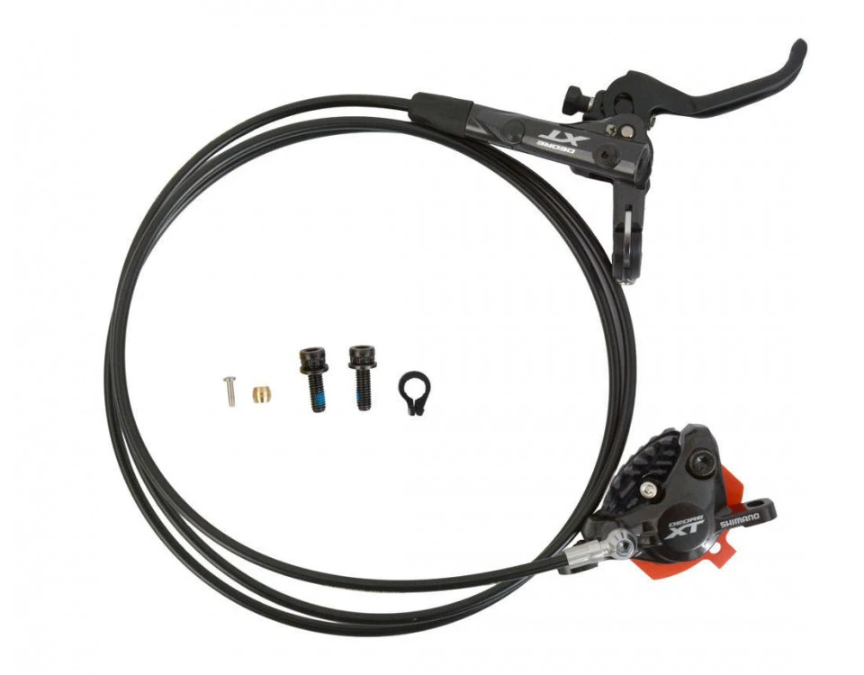 2. Frana pe disc hidraulica SHIMANO Deore XT BL-M8000(L) fata, 1000 mm, placute cu radiator