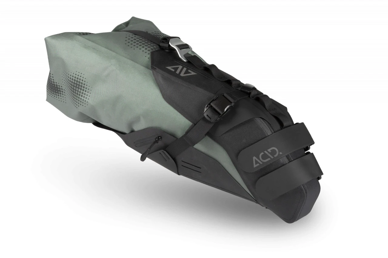 1. GEANTA ACID SADDLE PACK PRO 15 Negru-Verde