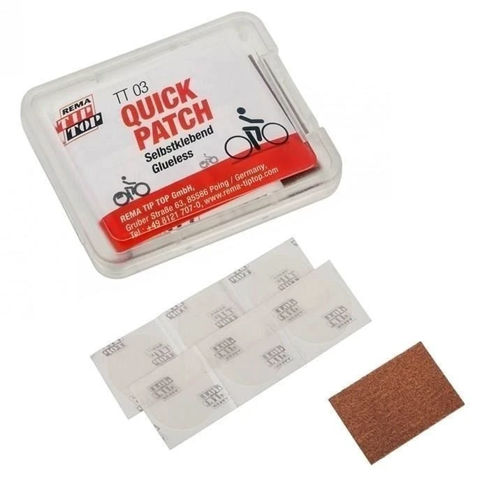 1. Kit Vulcanizare rapida TT03 Quick Patch 6 petice auto adezive