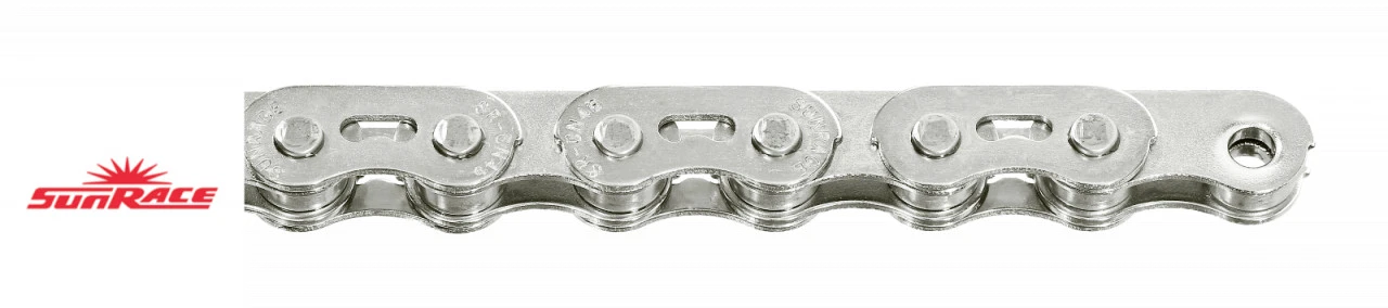 1. Lant SUNRACE CNX46 1v Fixed/BMX Silver, 102z