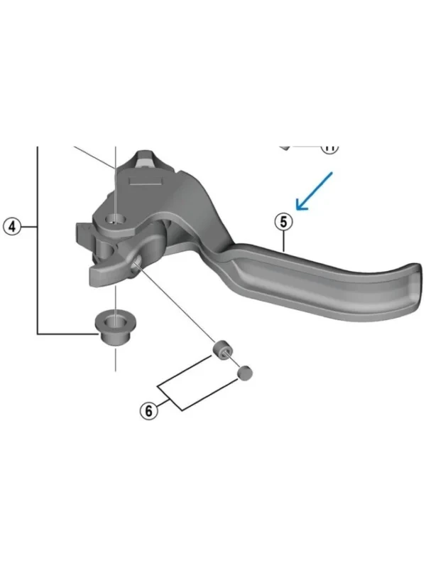 2. LEVIER MANETA FRANA SHIMANO SAINT BL-M820B DREAPTA