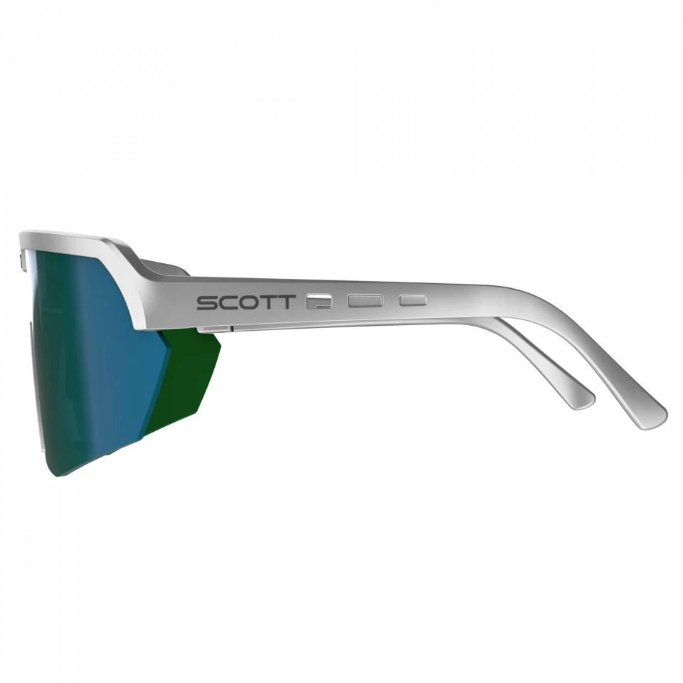3. Ochelari de soare SCOTT Sport Shield Supersonic EDT. argintiu-crom verde